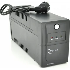 Джерело безперебійного живлення Ritar RTP600 (360 Вт) Proxima-L, LED, AVR, 2 × Schuko