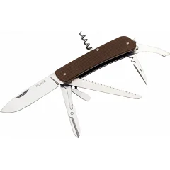 Багатофункціональний ніж Ruike Criterion L42, (8.5 см) 12C27 / G10 (коричневий)