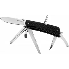 Многофункциональный нож Ruike Trekker LD42-B (8,5 см), 12C27 / G10 (черный)