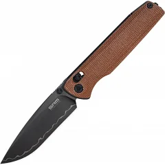Ніж складаний SRM Terrier 258L-MN2 (коричневий)