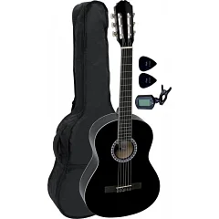 Класична гітара GEWApure Basic 3/4, Black (+ чохол, тюнер, медіатори)