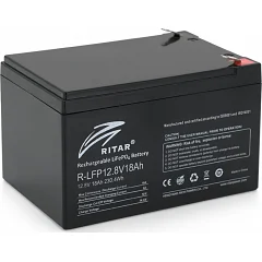 Акумуляторна батарея LiFePO4 Ritar 12,8 В / 18 А·год / 230,4 Вт·год