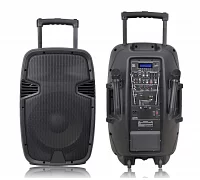 Автономна акустична система BIG JB12RECHARG200 + MP3 / FM / Bluetooth + ОДИН радіо мікрофон
