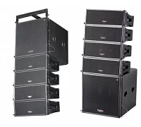 Активний акустичний комплект лінійного масиву Tasso KF210A + KF215BA Full stereo set