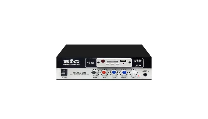 Трансляционный усилитель BIG PA535 MP3/BL