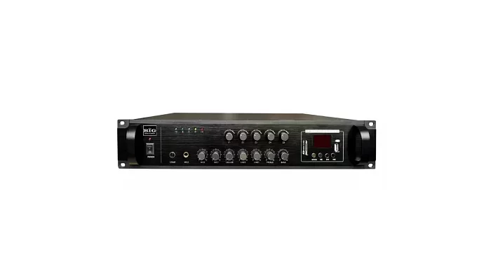 Трансляційний підсилювач BIG PADIG120 5zone USB / MP3 / FM / BT, фото № 1