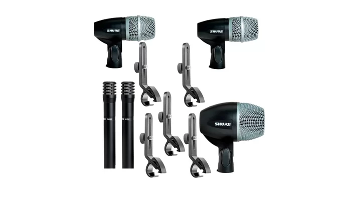 Інструментальний комплект мікрофонів для ударних BIG DM5