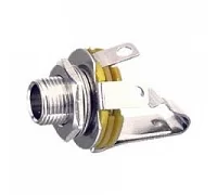 Гніздо джек монтажний 6,35 стерео з розривом BIG JM14-129 / 6,35 Plug