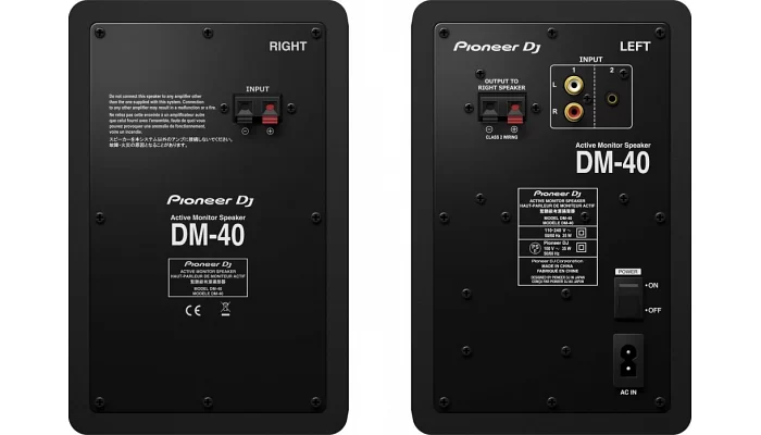 Студийные мониторы Pioneer DM-40 Black, фото № 3