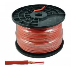 Мікрофонний кабель Cabletech KAB0605B, стерео, 6 мм, 100 м червоний
