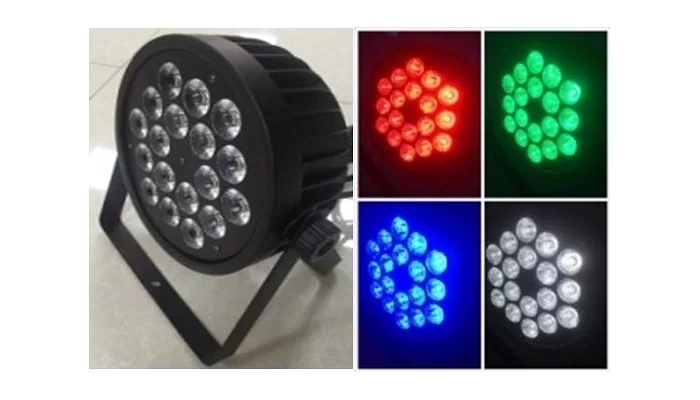 Комплект світлодіодних прожекторів (8шт.) City Light ND-04A LED PAR LIGHT 18 * 10W 4 в 1 RGBW