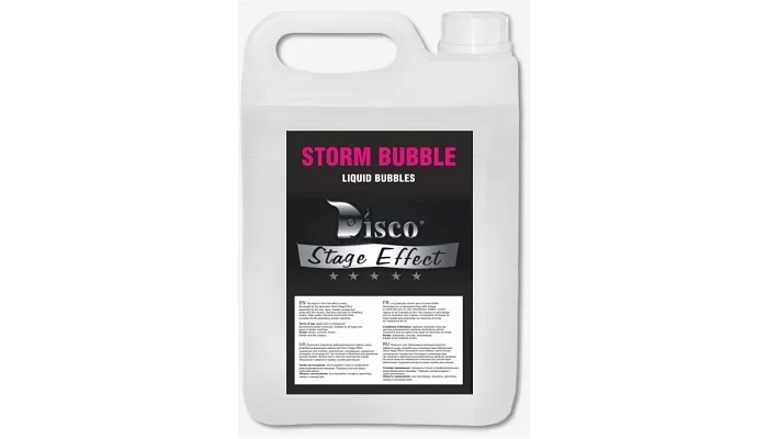 Жидкость для пузырей Disco Effect D-StB Storm Bubble, 5 л