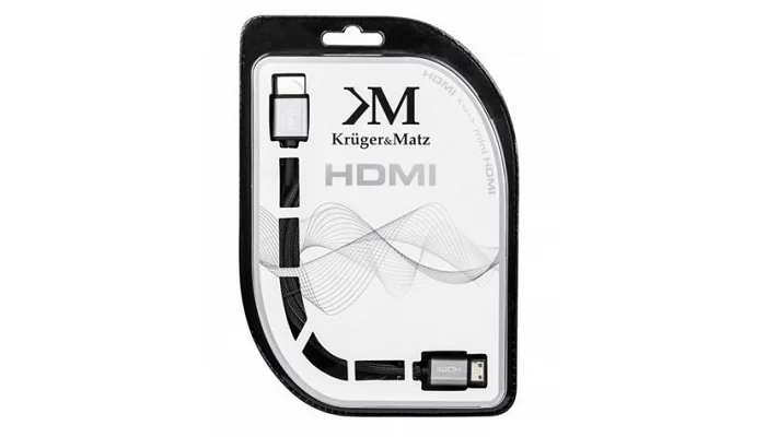 Кабель HDMI - mini HDMI штек.-штек. (A-C) 1.8m Kruger & Matz KM0325, фото № 2