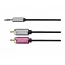Межблочный кабель Kruger&Matz KM0310 штек. jack 3.5 - 2RCA stereo 1.8m