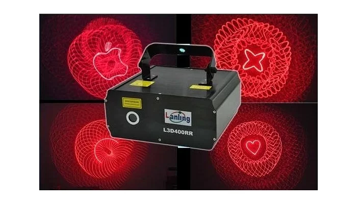 3D лазер 200mW Red 3D Laser Light, фото № 1