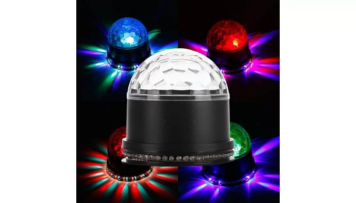 Світлодіодний LED прилад New Light BAT-9 LED DREAM BALL With Battery, фото № 5