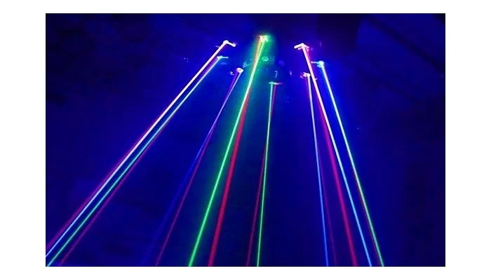 Центральный графический лазер New Light M-J8-50RGB RGB 8-light Laser Scan, фото № 1