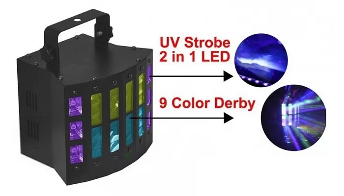 Светодиодный LED прибор New Light VS-58D 3 в 1 DERBY LIGHT, фото № 3
