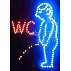 Світлодіодна рекламна вивіска New Light TL-214 "WC man"