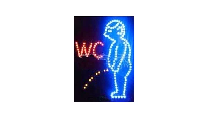 Светодиодная рекламная вывеска New Light TL-214 "WC man"