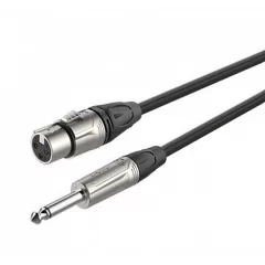 Готовий мікрофонний кабель Roxtone DMXJ210L3, 2x0.22 кв.мм, вн.діаметр 6 мм, 3 м
