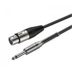 Готовый микрофонный кабель Roxtone SMXJ210L1, 2x0.22 кв.мм, вн.диаметр 6 мм, 1 м