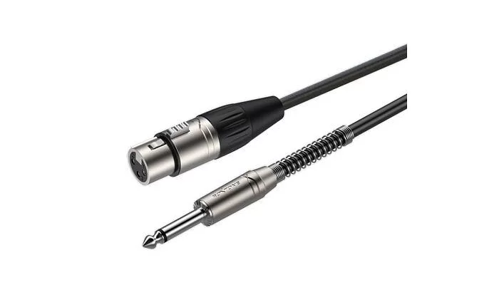 Готовый микрофонный кабель Roxtone SMXJ210L1, 2x0.22 кв.мм, вн.диаметр 6 мм, 1 м