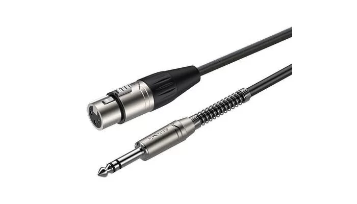 Готовый микрофонный кабель Roxtone SMXJ220L1, 2x0.22 кв.мм, вн.диаметр 6 мм, 1м