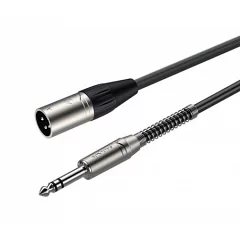 Готовий мікрофонний кабель Roxtone SMXJ260L1, 2x0.22 кв.мм, вн.діаметр 6 мм, 1 м