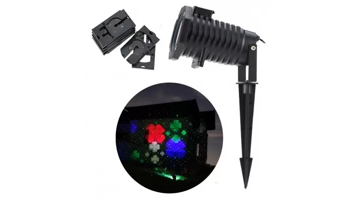 Всепогодний вуличний лазер Х-Laser 11P014 Green moving firefly garden laser, фото № 1
