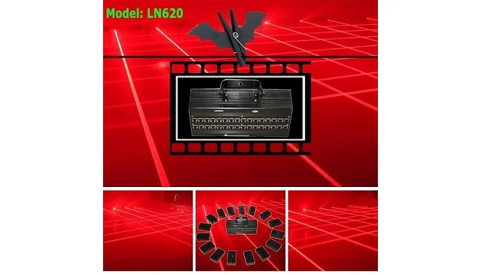 Лучевой лазер для лазерной сети X-Laser LN620-1 200mW, красный, 1 шт., фото № 1