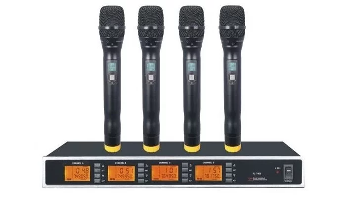 Радиосистема с четырьмя ручными микрофонами Younasi RL-7800H