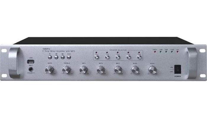 Трансляційний підсилювач Younasi Y-1120FU, 120Вт, USB, 5 zones