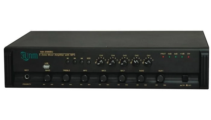 Трансляційний підсилювач Younasi Y-2120SU, 120Вт, USB, 5 zones