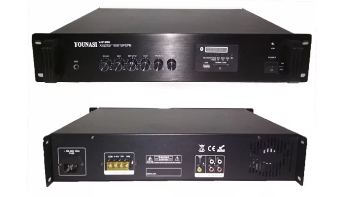 Трансляційний підсилювач Younasi Y-5120U, 120Вт, USB, FM, Bluetooth, фото № 1