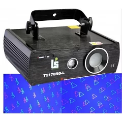 Заливний лазер RG 160мВт + світлодіодний фон Light Studio T5170