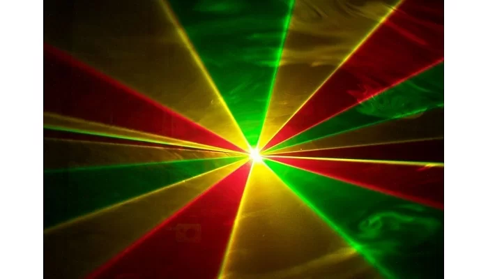Лазер червоно-зелено-жовтий 160мВт Light Studio BTF-3S, фото № 4