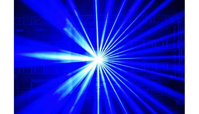 Лазер синий с толстыми лучами 600мВт Light Studio P1600B, фото № 2