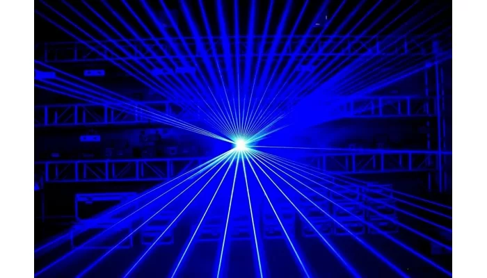 Лазер синий с толстыми лучами 600мВт Light Studio P1600B, фото № 3