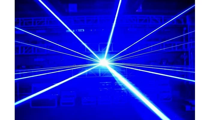 Лазер синий с толстыми лучами 600мВт Light Studio P1600B, фото № 4