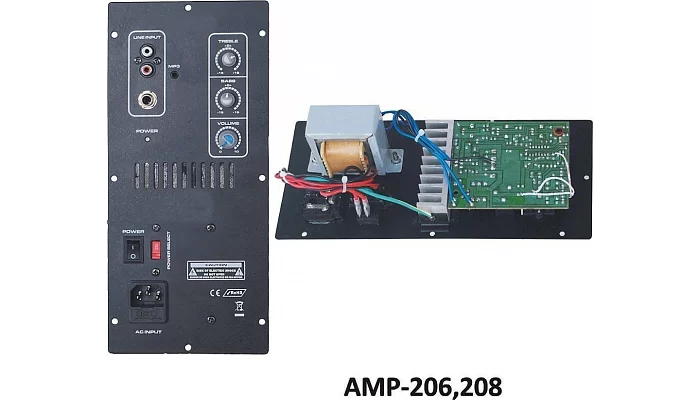 Встраиваемый усилитель мощности 60Вт JB Sound AMP-206,208, фото № 2