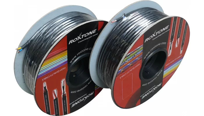 Микрофонный кабель (100м) ROXTONE MC002-BK, фото № 1