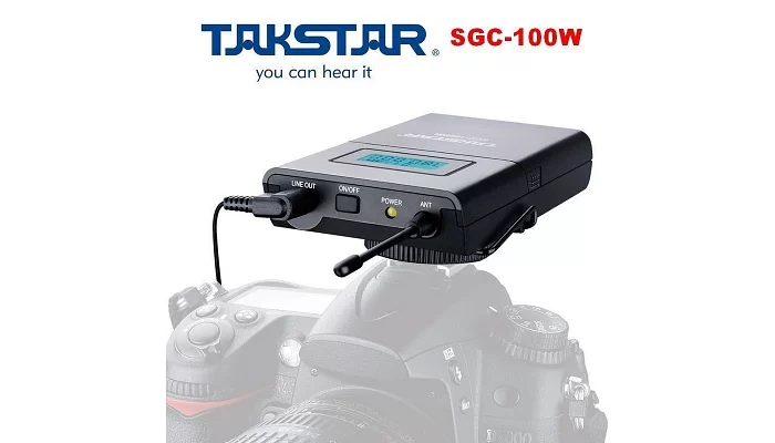 Компактная радиосистема для фото-видео камер TAKSTAR SGC-100WR, фото № 2
