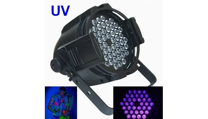 Світлодіодний ультрафіолетовий прожектор PAR64 54 * 3Вт UV Light Studio P039, фото № 1