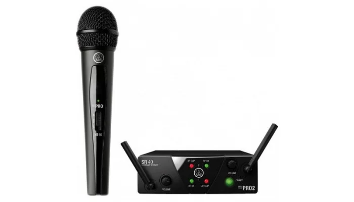 Радиосистема с ручным микрофоном AKG WMS40 Mini Vocal Set BD ISM1, фото № 1