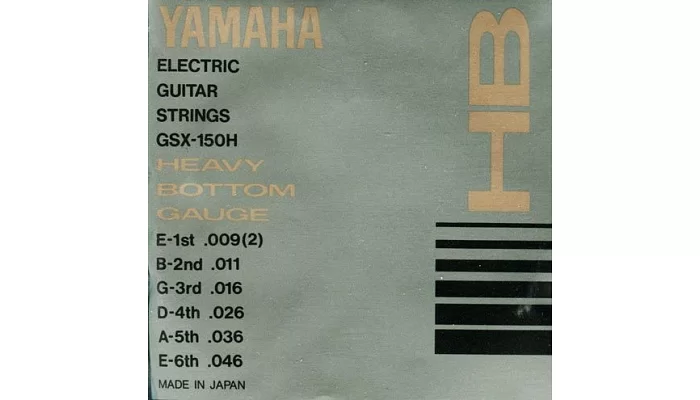 Комплект струн для электрогитары YAMAHA GSX150H ELECTRIC HEAVY BOTTOM (09-46)