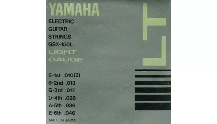 Комплект струн для електрогітари YAMAHA GSX150L ELECTRIC LIGHT (10-46)