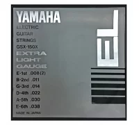 Комплект струн для электрогитары YAMAHA GSX150X ELECTRIC EXTRA LIGHT (08-38)