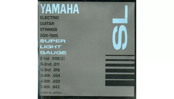 Комплект струн для електрогітари YAMAHA GSX150S ELECTRIC SUPER LIGHT (09-42)