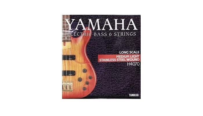 Комплект струн для бас-гітари YAMAHA H4070 STAINLESS STEEL MEDIUM LIGHT 6 STRING (32-126)